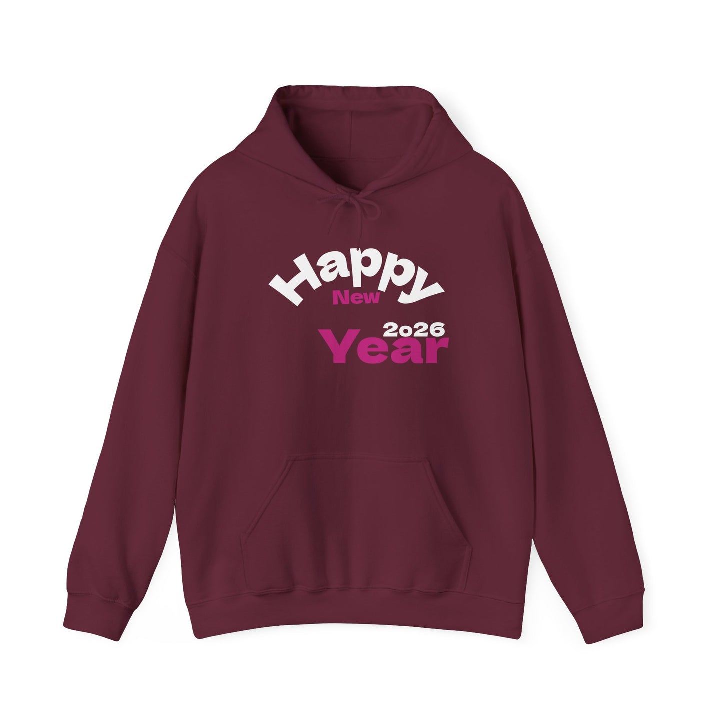 Happy New Year 2026 Unisex Heavy Blend Hooded Sweatshirt