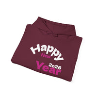 Happy New Year 2026 Unisex Heavy Blend Hooded Sweatshirt